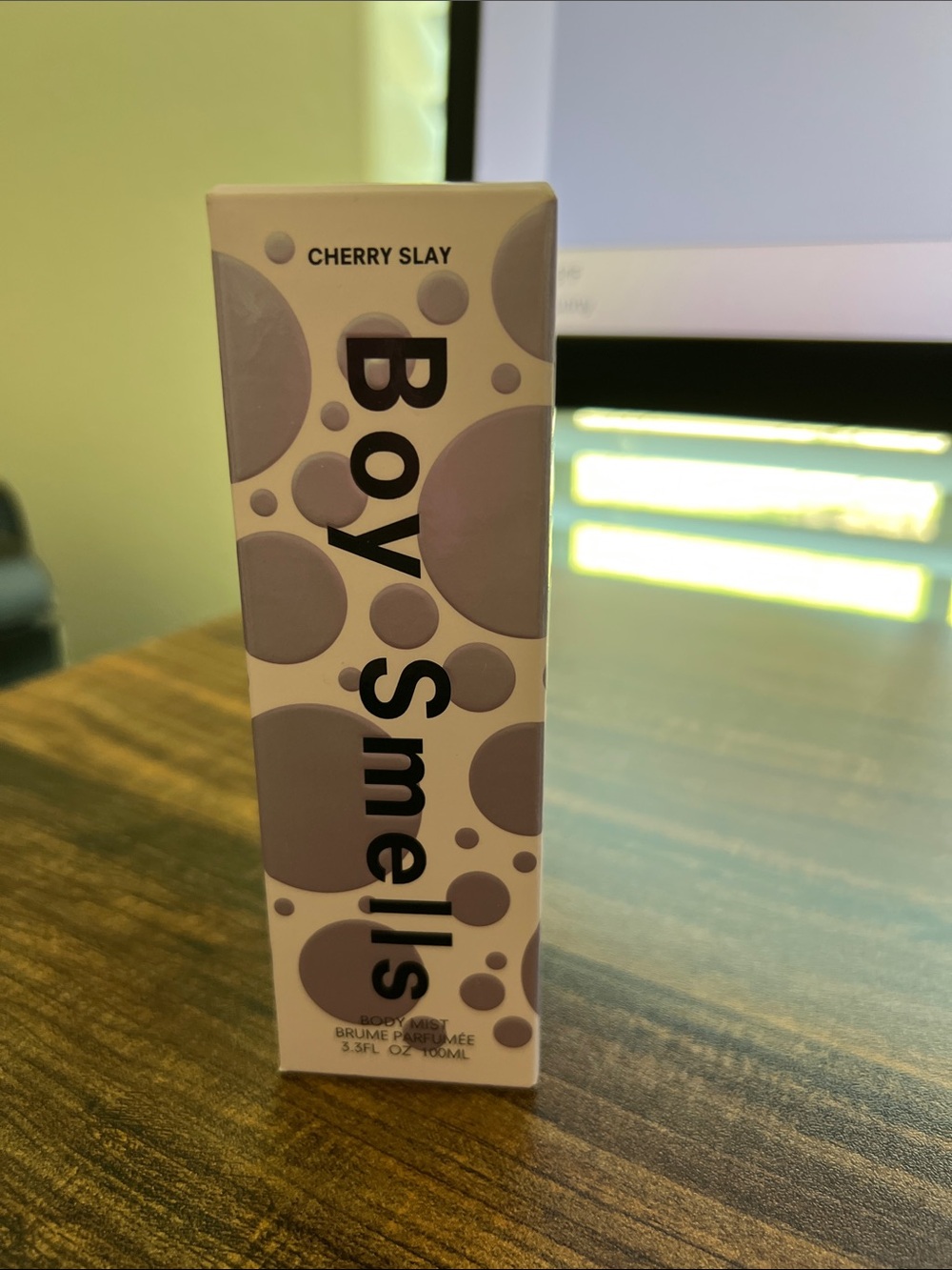 Cherry Slay Boy Smells Body Mist - White and Gray